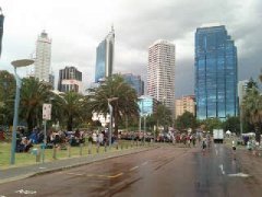 Perth , Australia day  , storms a brewing