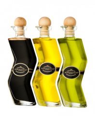 essiene bottle  contains any of our extra virgin olive oils, lemon, bbq, garlic, basil, parmesan, truffle,($25) organic, mexican, thai and italian  $22, vinegars, white and dark balsamic $18, caramelized dark balsamic $22